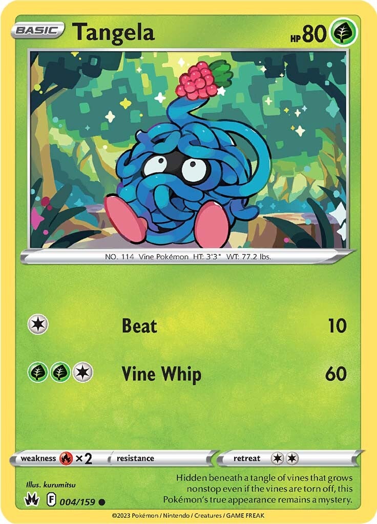 Tangela (004/159) [Sword & Shield: Crown Zenith] | Dragon's Lair Comics and Fantasy Houston TX