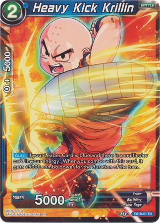 Heavy Kick Krillin (EX10-01) [Namekian Surge] | Dragon's Lair Comics and Fantasy Houston TX