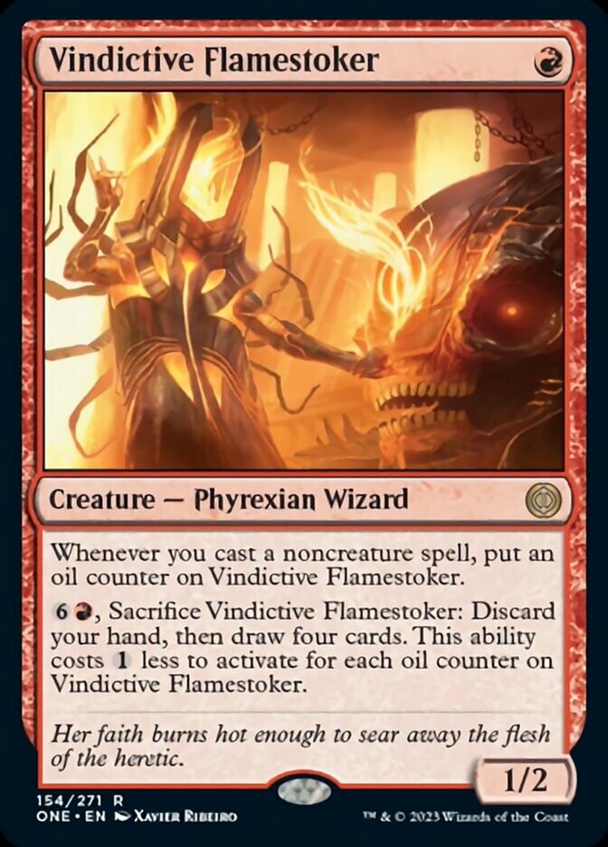 Vindictive Flamestoker [Phyrexia: All Will Be One] | Dragon's Lair Comics and Fantasy Houston TX