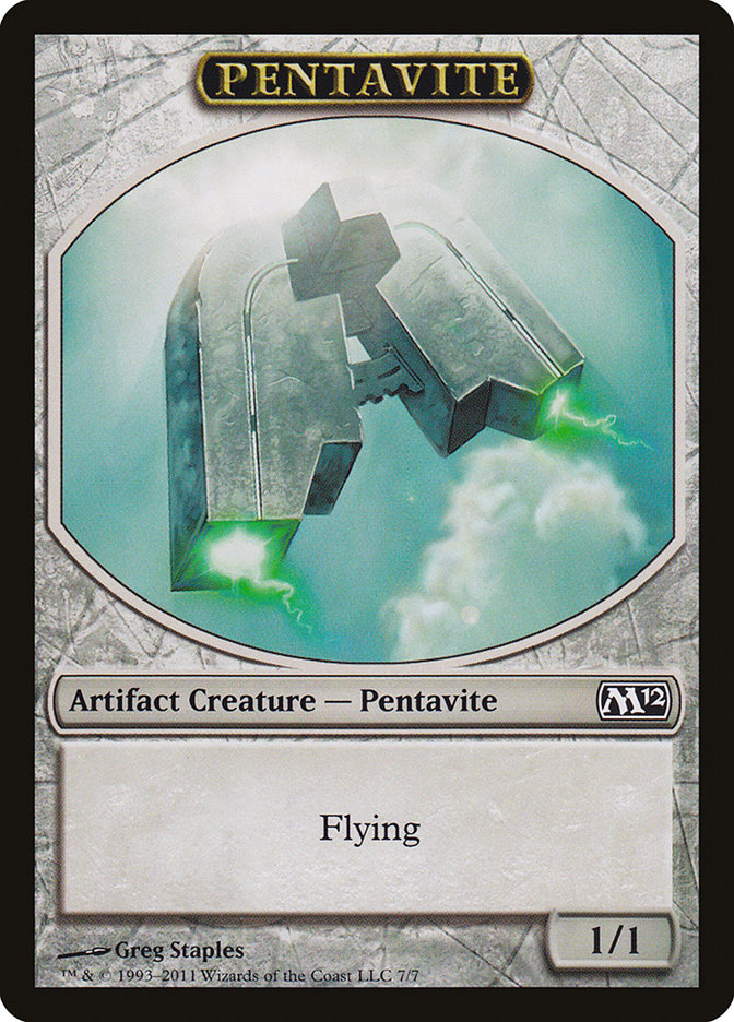 Pentavite Token [Magic 2012 Tokens] | Dragon's Lair Comics and Fantasy Houston TX