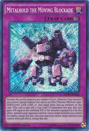 Metalhold the Moving Blockade [MVP1-ENS30] Secret Rare | Dragon's Lair Comics and Fantasy Houston TX