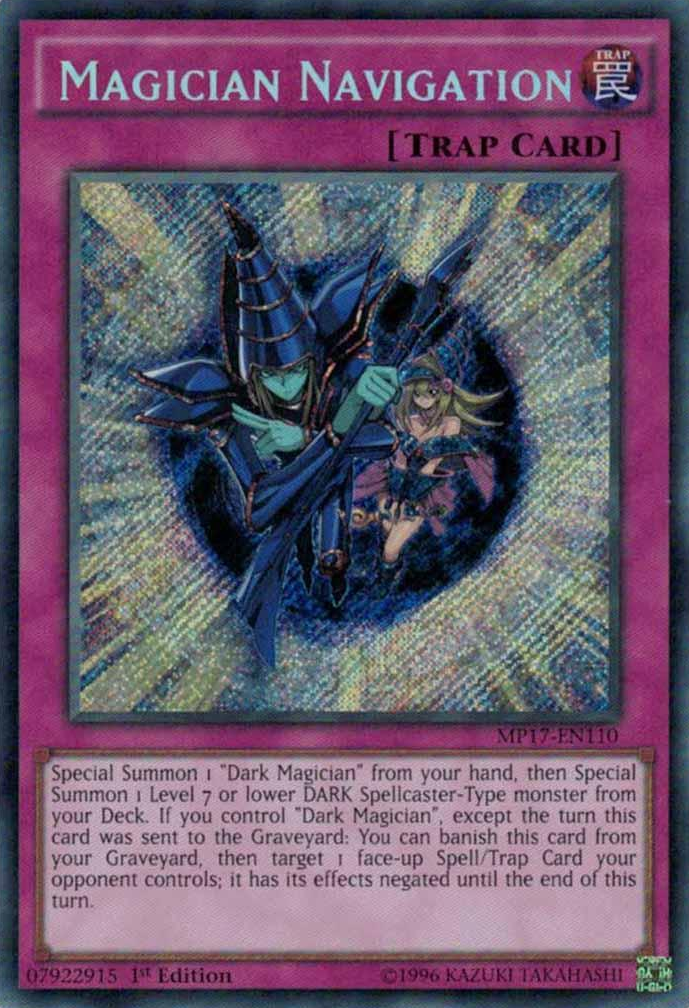 Magician Navigation [MP17-EN110] Secret Rare | Dragon's Lair Comics and Fantasy Houston TX