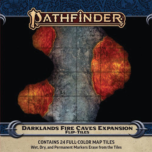 Pathfinder RPG: Flip-Tiles - Darklands Fire Caves Expansion | Dragon's Lair Comics and Fantasy Houston TX