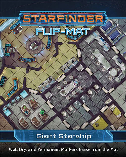 Starfinder RPG: Flip-Mat - Giant Starship | Dragon's Lair Comics and Fantasy Houston TX