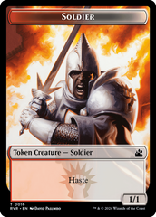 Goblin (0008) // Soldier Double-Sided Token [Ravnica Remastered Tokens] | Dragon's Lair Comics and Fantasy Houston TX