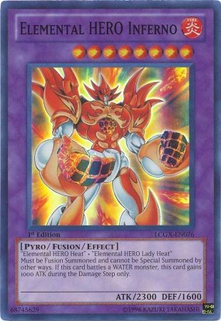 Elemental HERO Inferno [LCGX-EN076] Super Rare | Dragon's Lair Comics and Fantasy Houston TX