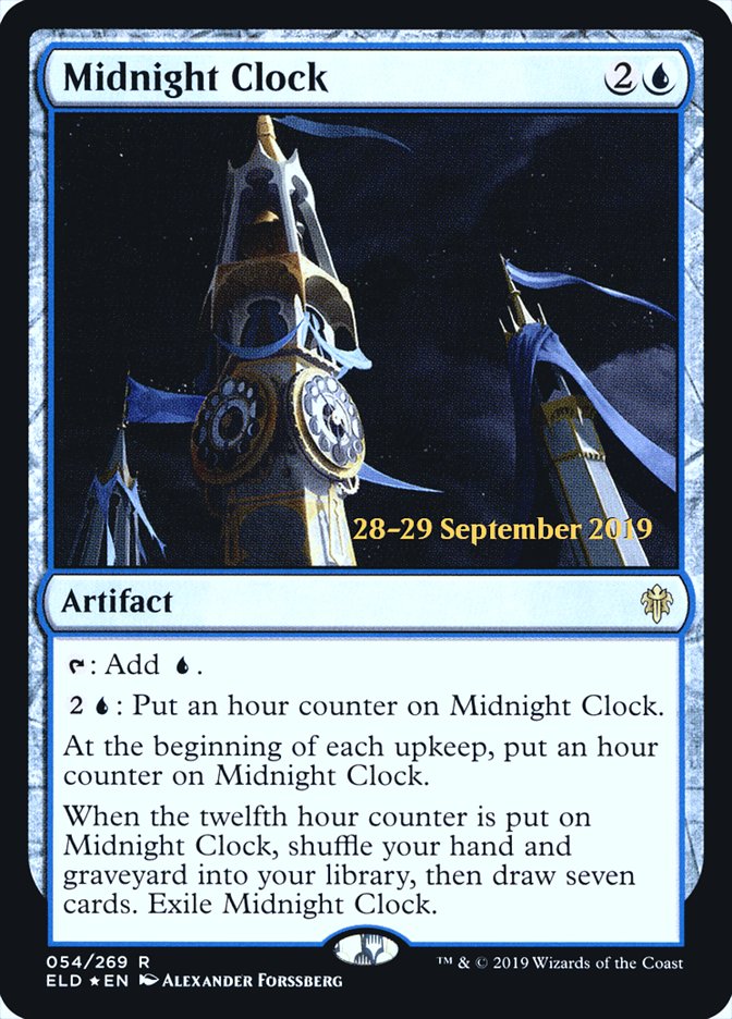 Midnight Clock [Throne of Eldraine Prerelease Promos] | Dragon's Lair Comics and Fantasy Houston TX