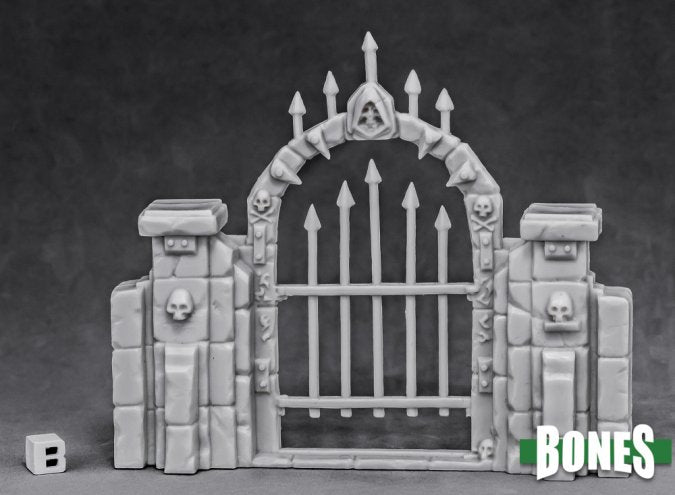 Reaper Dark Heaven: Bones Classic - Graveyard Fence Gate | Dragon's Lair Comics and Fantasy Houston TX