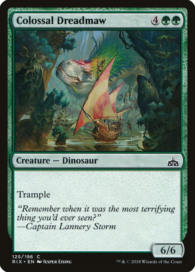 Colossal Dreadmaw [Rivals of Ixalan] | Dragon's Lair Comics and Fantasy Houston TX