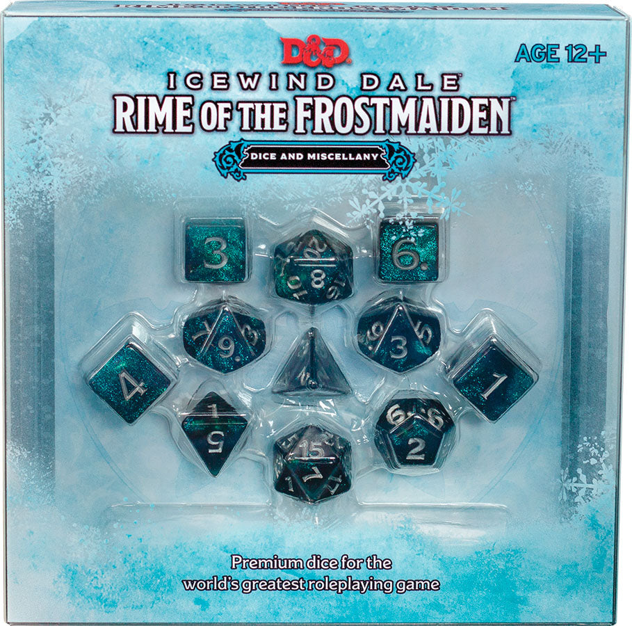 Dungeons and Dragons RPG: Icewind Dale - Rime of the Frostmaiden Dice Set | Dragon's Lair Comics and Fantasy Houston TX