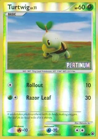 Turtwig (77/100) [Burger King Promos: 2009 Collection] | Dragon's Lair Comics and Fantasy Houston TX