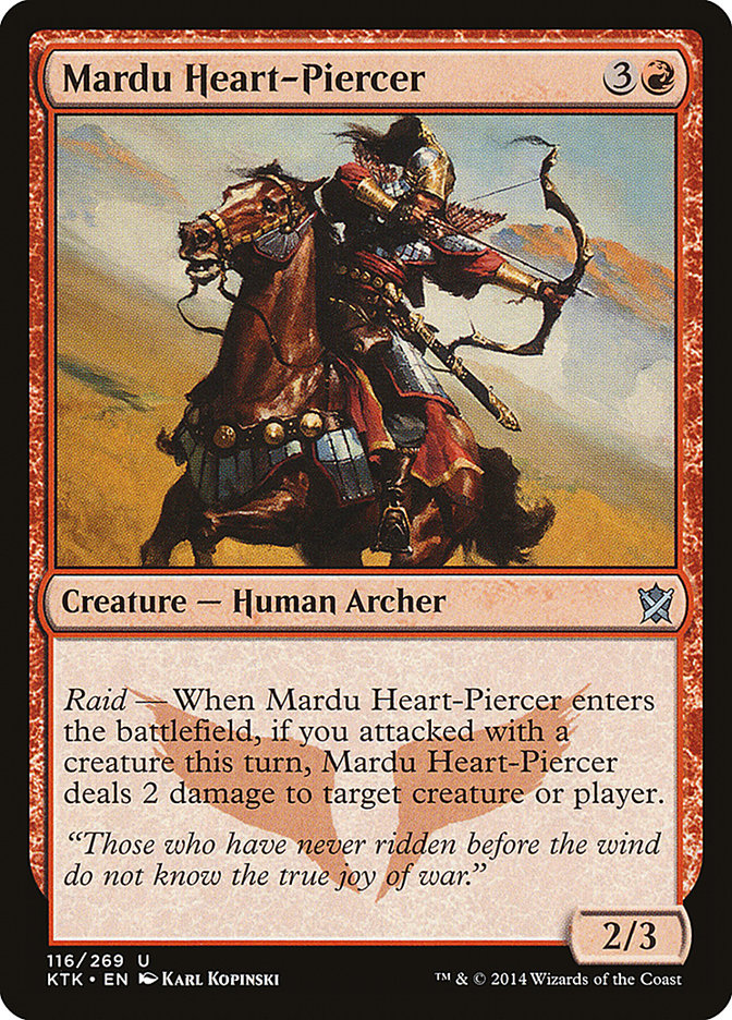 Mardu Heart-Piercer [Khans of Tarkir] | Dragon's Lair Comics and Fantasy Houston TX