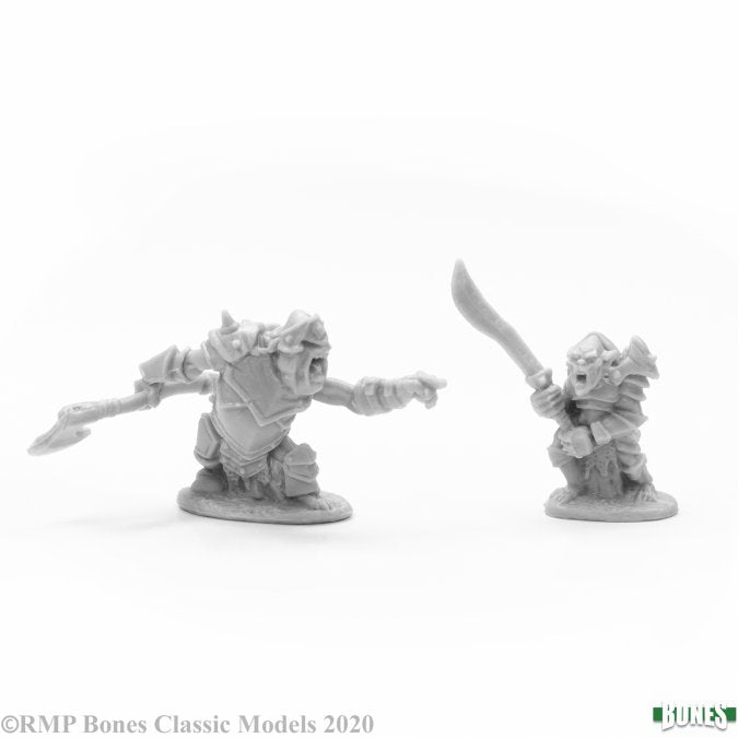 Reaper Bones: Armored Goblin Leaders (2) | Dragon's Lair Comics and Fantasy Houston TX