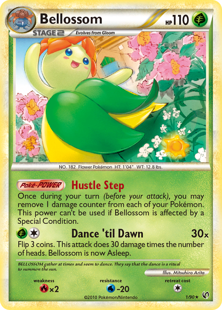 Bellossom (1/90) [HeartGold & SoulSilver: Undaunted] | Dragon's Lair Comics and Fantasy Houston TX