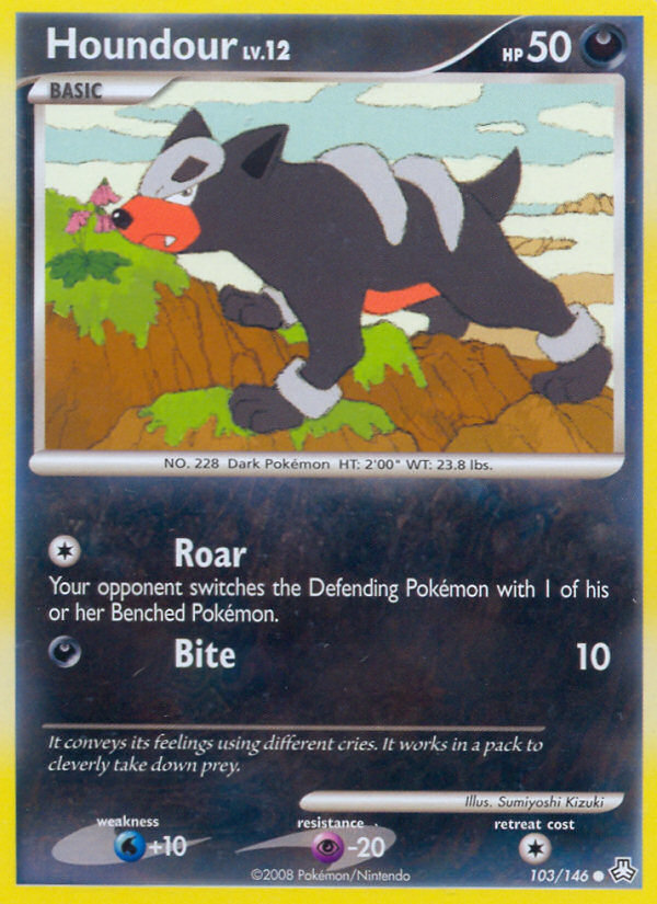 Houndour (103/146) [Diamond & Pearl: Legends Awakened] | Dragon's Lair Comics and Fantasy Houston TX