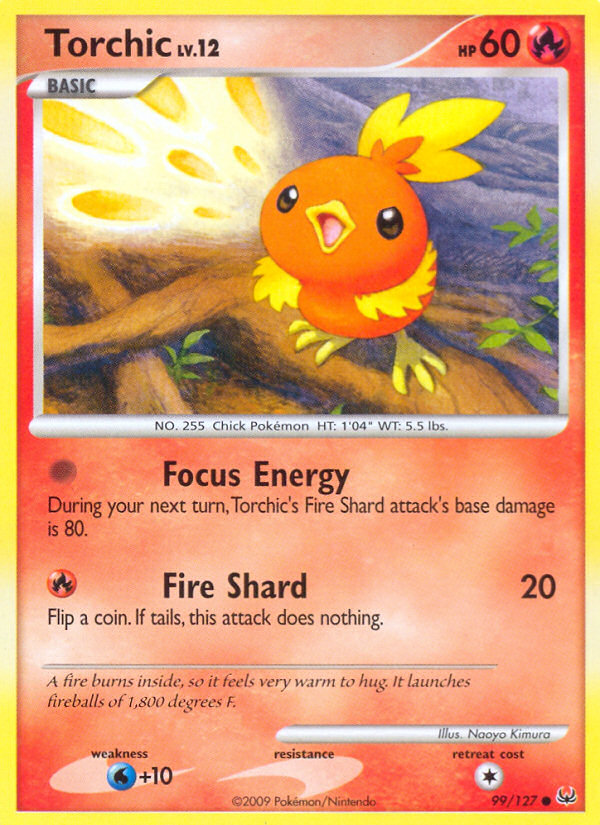 Torchic (99/127) [Platinum: Base Set] | Dragon's Lair Comics and Fantasy Houston TX