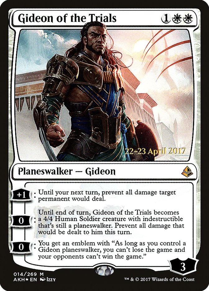 Gideon of the Trials [Amonkhet Prerelease Promos] | Dragon's Lair Comics and Fantasy Houston TX