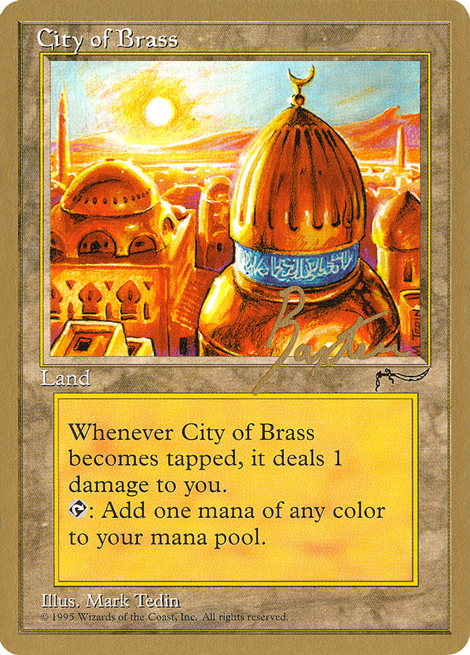 City of Brass (George Baxter) [Pro Tour Collector Set] | Dragon's Lair Comics and Fantasy Houston TX