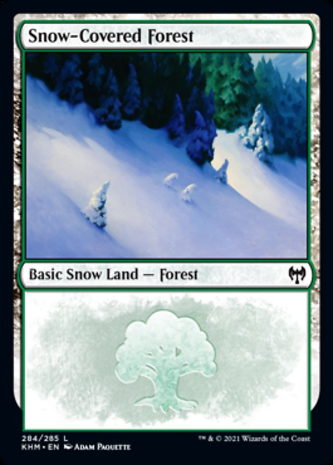 Snow-Covered Forest (284) [Kaldheim] | Dragon's Lair Comics and Fantasy Houston TX