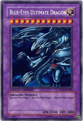 Blue-Eyes Ultimate Dragon [RP01-EN000] Secret Rare | Dragon's Lair Comics and Fantasy Houston TX