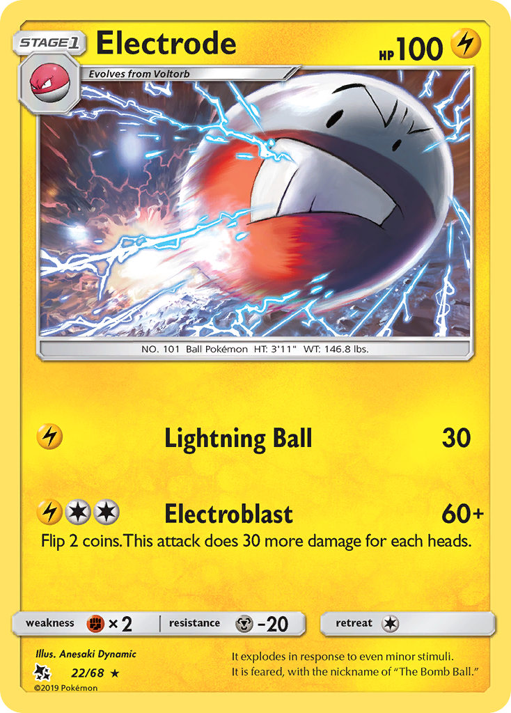 Electrode (22/68) [Sun & Moon: Hidden Fates] | Dragon's Lair Comics and Fantasy Houston TX