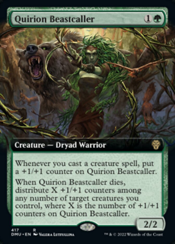 Quirion Beastcaller (Extended Art) [Dominaria United] | Dragon's Lair Comics and Fantasy Houston TX