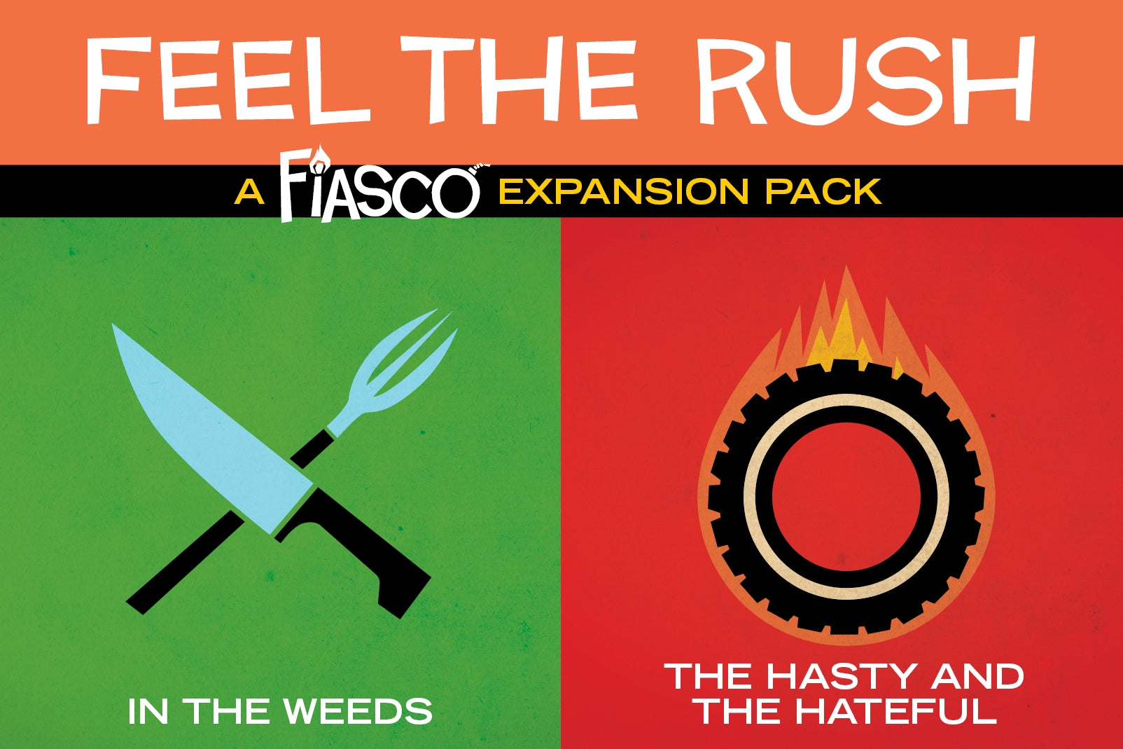 Fiasco RPG: Feel the Rush Expansion Pack | Dragon's Lair Comics and Fantasy Houston TX