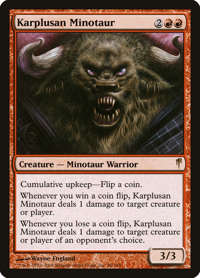 Karplusan Minotaur [Coldsnap] | Dragon's Lair Comics and Fantasy Houston TX