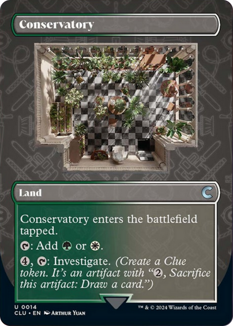 Conservatory (Borderless) [Ravnica: Clue Edition] | Dragon's Lair Comics and Fantasy Houston TX