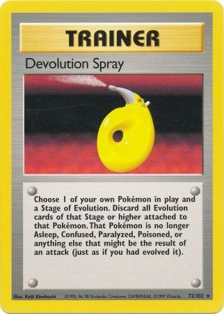 Devolution Spray (72/102) [Base Set Unlimited] | Dragon's Lair Comics and Fantasy Houston TX