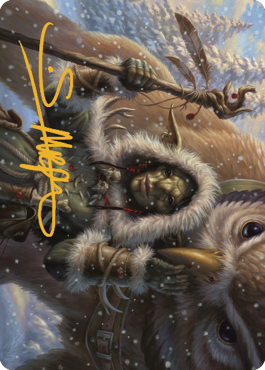 Owlbear Shepherd Art Card (Gold-Stamped Signature) [Commander Legends: Battle for Baldur's Gate Art Series] | Dragon's Lair Comics and Fantasy Houston TX