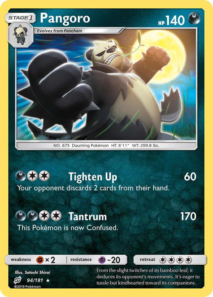 Pangoro (94/181) [Sun & Moon: Team Up] | Dragon's Lair Comics and Fantasy Houston TX