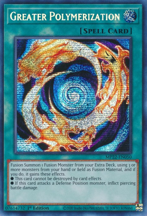 Greater Polymerization [MP22-EN050] Prismatic Secret Rare | Dragon's Lair Comics and Fantasy Houston TX