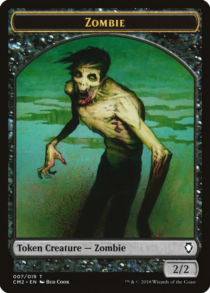 Zombie Token [Commander Anthology Volume II Tokens] | Dragon's Lair Comics and Fantasy Houston TX