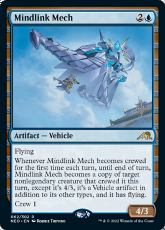 Mindlink Mech (Promo Pack) [Kamigawa: Neon Dynasty Promos] | Dragon's Lair Comics and Fantasy Houston TX