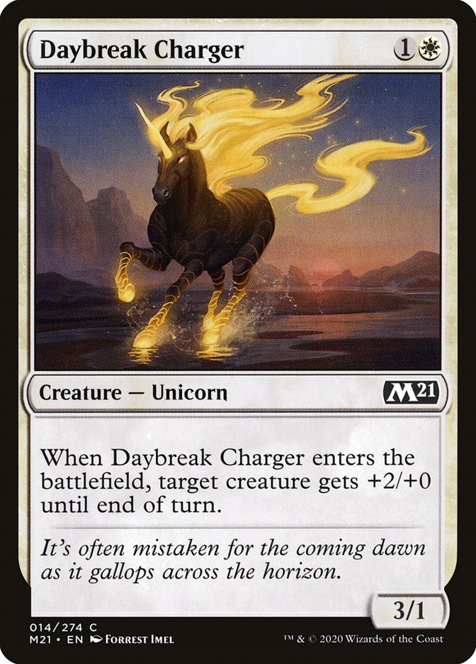 Daybreak Charger [Core Set 2021] | Dragon's Lair Comics and Fantasy Houston TX