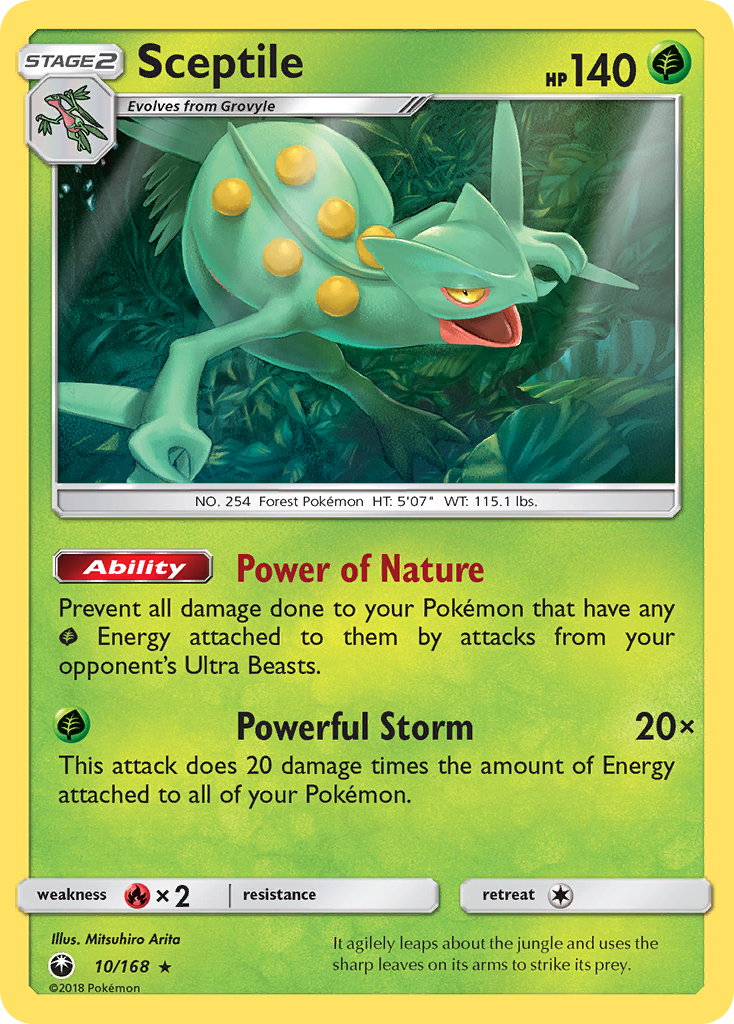 Sceptile (10/168) [Sun & Moon: Celestial Storm] | Dragon's Lair Comics and Fantasy Houston TX