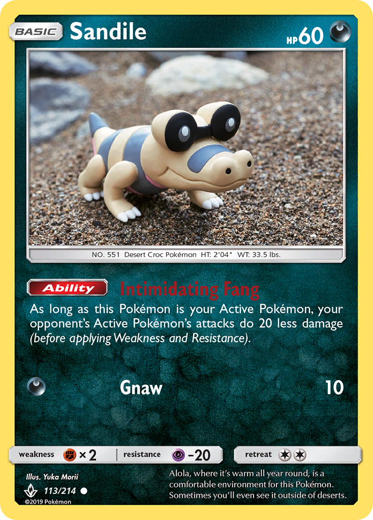 Sandile (113/214) [Sun & Moon: Unbroken Bonds] | Dragon's Lair Comics and Fantasy Houston TX