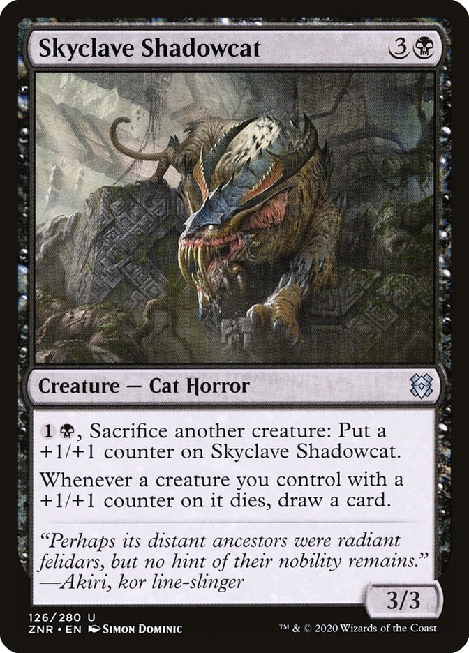 Skyclave Shadowcat [Zendikar Rising] | Dragon's Lair Comics and Fantasy Houston TX