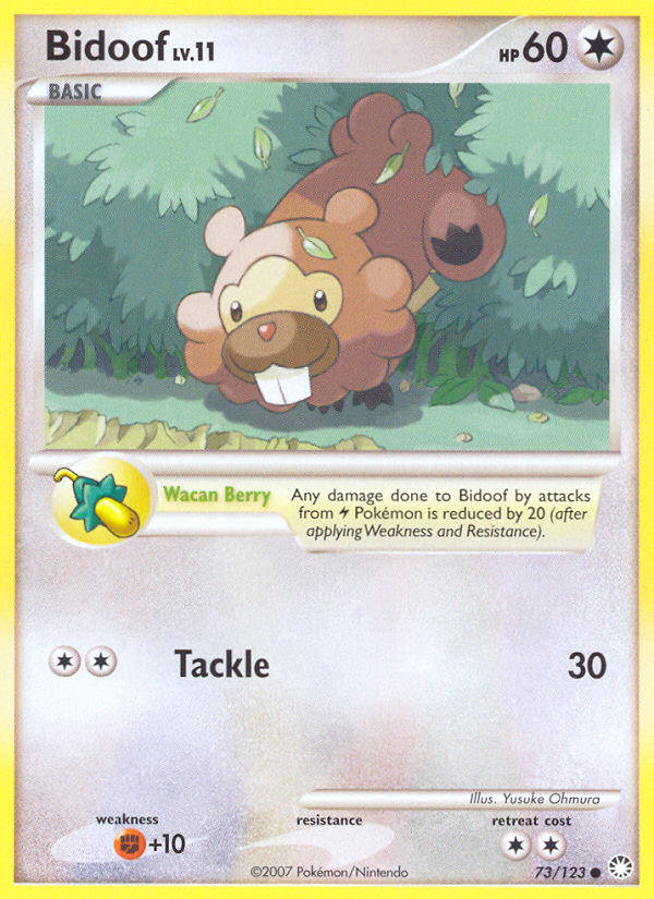 Bidoof (73/123) [Diamond & Pearl: Mysterious Treasures] | Dragon's Lair Comics and Fantasy Houston TX