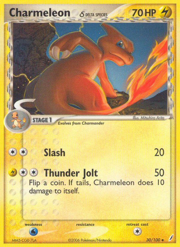 Charmeleon (30/100) (Delta Species) [EX: Crystal Guardians] | Dragon's Lair Comics and Fantasy Houston TX