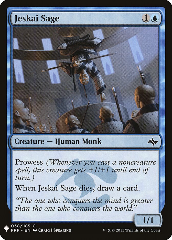 Jeskai Sage [Mystery Booster] | Dragon's Lair Comics and Fantasy Houston TX