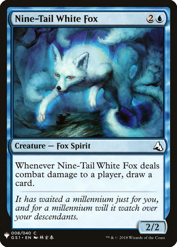 Nine-Tail White Fox [Mystery Booster] | Dragon's Lair Comics and Fantasy Houston TX