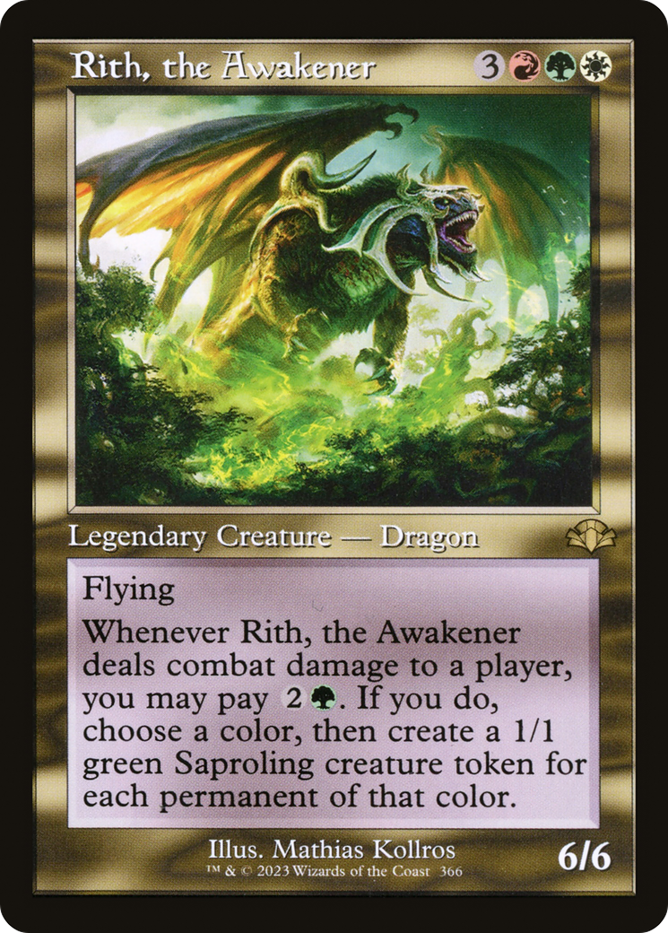 Rith, the Awakener (Retro) [Dominaria Remastered] | Dragon's Lair Comics and Fantasy Houston TX