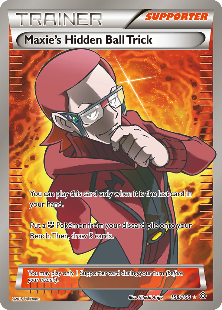 Maxie's Hidden Ball Trick (158/160) [XY: Primal Clash] | Dragon's Lair Comics and Fantasy Houston TX