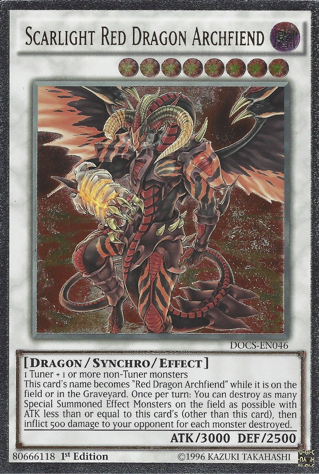 Scarlight Red Dragon Archfiend (UTR) [DOCS-EN046] Ultimate Rare | Dragon's Lair Comics and Fantasy Houston TX