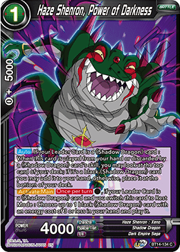 Haze Shenron, Power of Darkness (BT14-134) [Cross Spirits] | Dragon's Lair Comics and Fantasy Houston TX