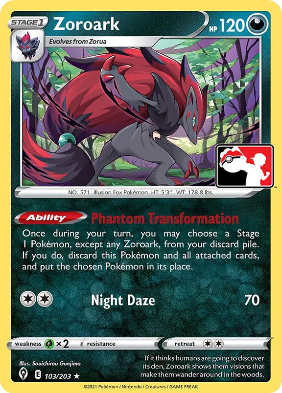 Zoroark (103/203) [Prize Pack Series One] | Dragon's Lair Comics and Fantasy Houston TX