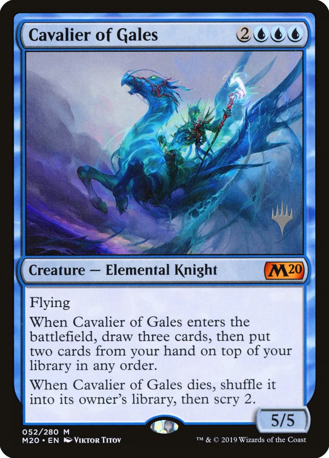 Cavalier of Gales (Promo Pack) [Core Set 2020 Promos] | Dragon's Lair Comics and Fantasy Houston TX