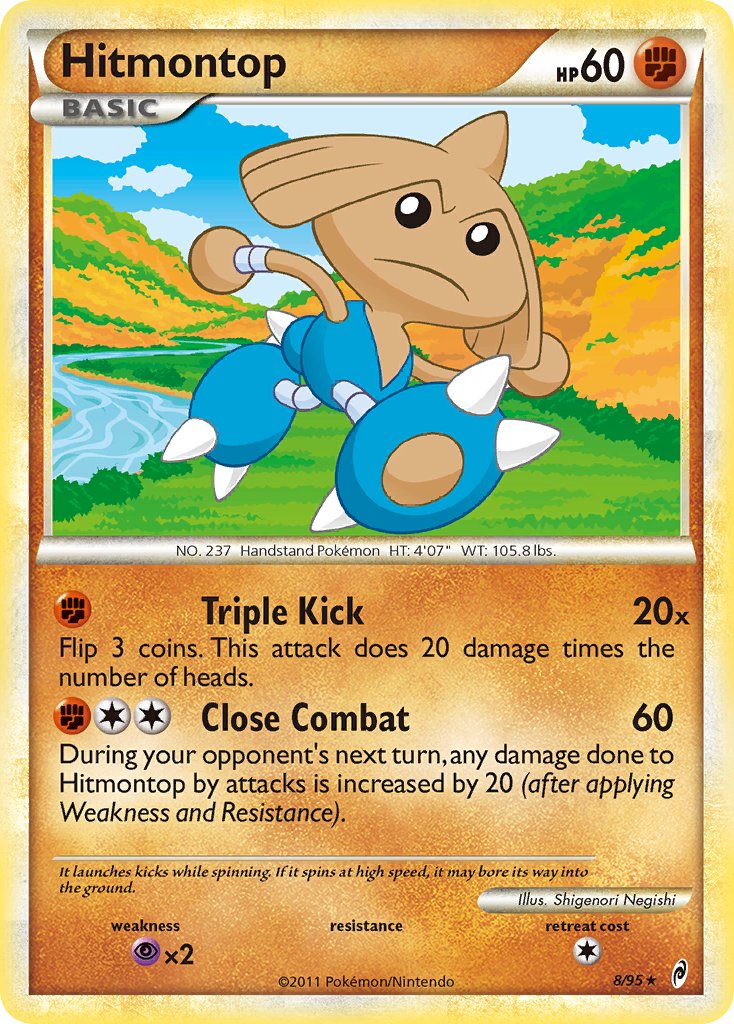 Hitmontop (8/95) (Theme Deck Exclusive) [HeartGold & SoulSilver: Call of Legends] | Dragon's Lair Comics and Fantasy Houston TX